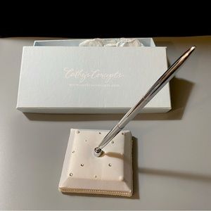 Cathy’s Concept Wedding Book Silver Plated Pen